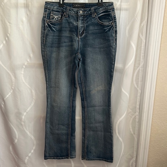Cato Denim - Cato Premium Mid Rise Jeans, Size 12P